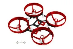 Rakonheli Tuning Rahmen aus carbon in rot für Blade Inductrix FPV PRO