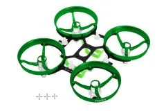 Rakonheli Tuning Rahmen aus carbon in grün für Blade Inductrix FPV PRO