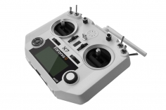 FrSky Taranis Q X7 Sender in weiß 2,4GHz in Mode 2, mit Sendergurt, ohne Akku, ohne Ladegerät