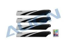 Align Hauptrotorblätter 120mm in schwarz/weiß für T-REX 150X und T15