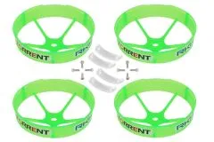 Rakonheli Propellerschützer in transparentem grün 59mm 4Stück für Blade Torrent 110 FPV