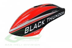 SAB Goblin Kabinenhaube aus Carbon Rot für Black Thunder T-Line