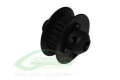 SAB Goblin Heck Zahnriemenrad 24 Zähne MATT Schwarz für 630, 700, 770