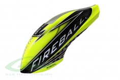 SAB Goblin Tuning Kabinenhaube aus Glasfaser Gelb Schwarz für Fireball