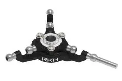 Rakonheli Taumelscheibe aus Aluminium in schwarz für Blade 180CFX Trio