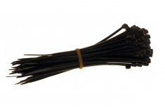 Kabelbinder extra fein in schwarz 2,4x140mm lang 100Stück