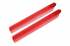 Rakonheli Hauptrotorblätter in transparentem rot 108mm für Blade mCPX, mCPX V2 und mCPS