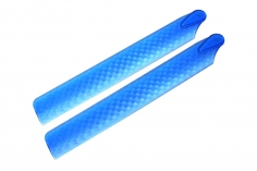 Rakonheli Hauptrotorblätter in transparentem blau 108mm für Blade mCPX, mCPX V2 und mCPS