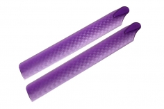 Rakonheli Hauptrotorblätter in transparentem violet 108mm für den Blade  mCP X, mCP X V2 und mCP S