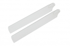 Rakonheli Hauptrotorblätter in transparentem weiß 108mm für Blade mCPX, mCPX V2 und mCPS