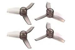 Rakonheli Propellerset 3Blatt 40mm in transparentem schwarz 4Stück für Brushless Whoop FPV 1,5mm Welle