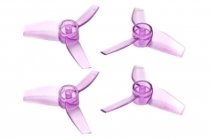 Rakonheli Propellerset 3 Blatt 40mm in transparentem violet 4 Stück für Brushless Whoop FPV 1,5mm Welle