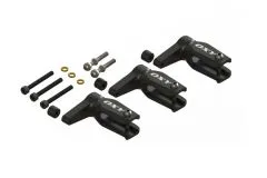 OXY Ersatzteil Hauptrotorblatthalter Pro Edition in schwarz für OXY3 Dreiblatt