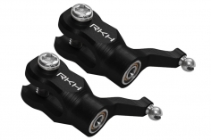 Rakonheli Hauptblatthalter Set in schwarz CNC Aluminium für Blade mCPS
