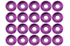 Rakonheli finishing caps M3 in violet 20Stück