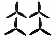 HQ Durable Prop Propeller 5X5X3V1S aus Poly Carbonate in schwarz je 2CW+2CCW