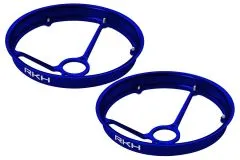 Rakonheli Propellerschützer aus Aluminium in blau 40mm - 8mm Motoren für Rakonheli Tuning Rahmen für Blade Inductrix FPV+