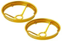 Rakonheli Propellerschützer aus Aluminium in gelb 40mm - 8mm Motoren für Rakonheli Tuning Rahmen für Blade Inductrix FPV+