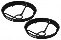 Rakonheli Propellerschützer aus Aluminium in schwarz 40mm - 8mm Motoren für Rakonheli Tuning Rahmen für Blade Inductrix FPV+