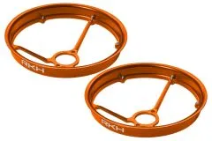 Rakonheli Propellerschützer aus Aluminium in orange 40mm - 8mm Motoren für Rakonheli Tuning Rahmen für Blade Inductrix FPV+