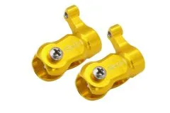 Rakonheli Hauptblatthalter CNC Aluminium in gelb für T-REX 150