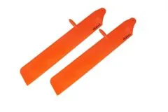 Rakonheli Hauptrotorblätter aus Kunstsotff 116mm in orange für T-REX 150