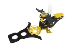 Rakonheli Hauptrahmen aus Carbon in gelb für T-REX 150