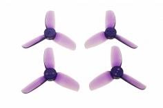 HQ Durable Prop Propeller 2,5X3,5X3 aus Poly Carbonate in violet transparent je 2CW+2CCW