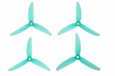HQ Durable Prop Propeller New 5X4,8X3V1S aus Poly Carbonate in türkis transparent je 2CW+2CCW