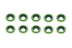 Senkkopf finishing caps für M3 Senkkopfschrauben in grün 10Stück