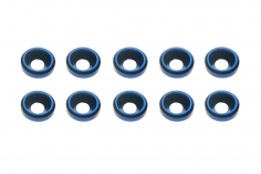 Senkkopf finishing caps für M3 Senkkopfschrauben in blau 10 Stück
