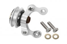 Rakonheli Heckpitchhülse aus Aluminium in silber für Blade 180CFX und 180CFX Trio