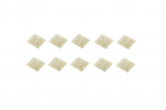 Kabelbinderhalter mit Soft Klebe Pad 12x12mm 10Stück