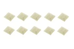 Kabelbinderhalter mit Soft Klebe Pad 19x19mm 10Stück