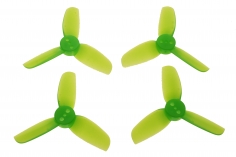HQ Durable Prop Propeller T2X2,5X3 aus Poly Carbonate in grün transparent je 2CW+2CCW