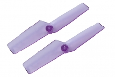 Rakonheli Heckrotorblätter in transparentem violett 42mm für den Blade Nano CP X / Nano CP S / Nano S2 / Nano S3 / mCP S / mCP X / msR S