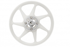 Rakonheli Hauptzahnrad aus Delrin 140 Zähne mit Aluminium Nabe in silber für Blade 250CFX