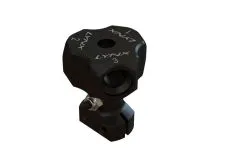 Lynx Dreiblattkopf Hauptrotorkopf aus Aluminium in schwarz für Goblin Fireball