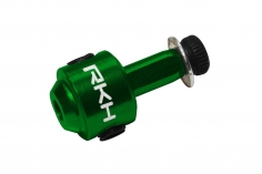 Rakonheli Heckrotorblatthalter aus Aluminium in grün für Blade 130S, 150S, 200SRX, 200S, 230S, 230S V2, 230S Night und 250CFX 