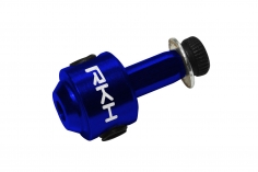 Rakonheli Heckrotorblatthalter aus Aluminium in blau für Blade 130S, 150S, 200SRX, 200S, 230S, 230S V2, 230S Night und 250CFX 