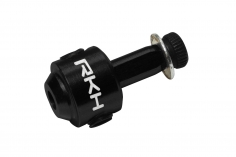Rakonheli Heckrotorblatthalter aus Aluminium in schwarz für 130S, 150S, 200SRX, 200S, 230S, 230S V2, 230S Night und 250CFX 