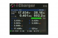Junsi iCharger X6 Ladegerät 800Watt, 7-32Volt, 1-6S 