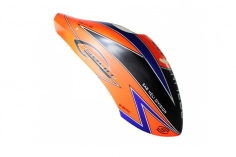 SAB Goblin Kabinenhaube in Orange Schwarz Blau für 380 Sport