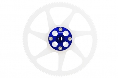 Rakonheli Hauptzahnrad Delrin 140 Zähne 4,6mm hoch mit Aluminium Nabe in blau für Blade 230S und 230S V2