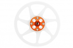 Rakonheli Hauptzahnrad Delrin 140Z 4,6mm hoch mit Aluminium Nabe in orange für Blade 230S und 230S V2