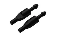 Rakonheli Kabinehaubenhalter aus Aluminium in schwarz für Blade 70S