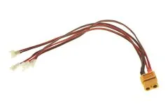 4-Fach Ladekabel PARALLEL mit Walkera Anschluss für 1S LIPO Akkus für ISDT Ladegeräte