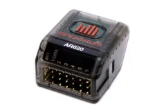 Spektrum Empfänger AR620 Sport Telemetrieempfänger mit voller Reichweite und Bindeknopf