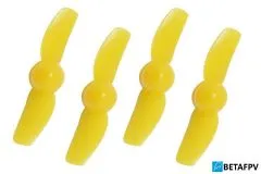BetaFPV 2Blatt Propeller 31mm für 0,8mm Welle in gelb