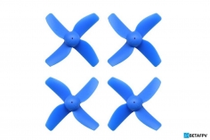 BetaFPV 4 Blatt Propeller 31mm für 0,8mm Welle in blau